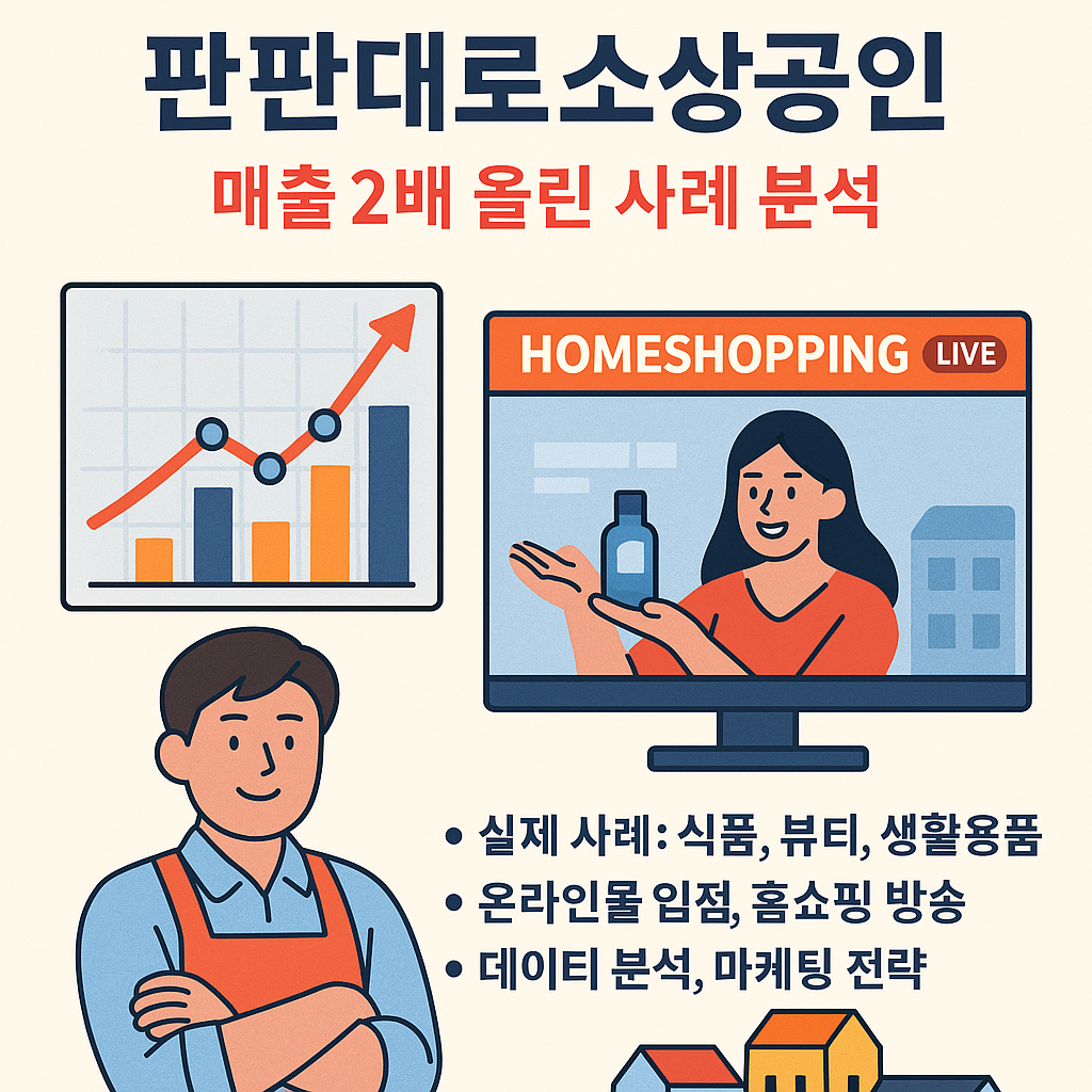 판판대로 소상공인지원 사례를 정리한 인포그래픽